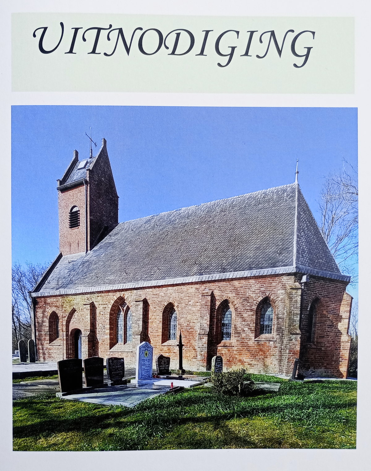 foto van kerk te Waaxens